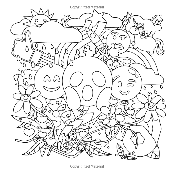 Amazon emoji coloring book fun emoji designs collages and funny amp uplifting quotes â emoji coloring pages coloring pages detailed coloring pages