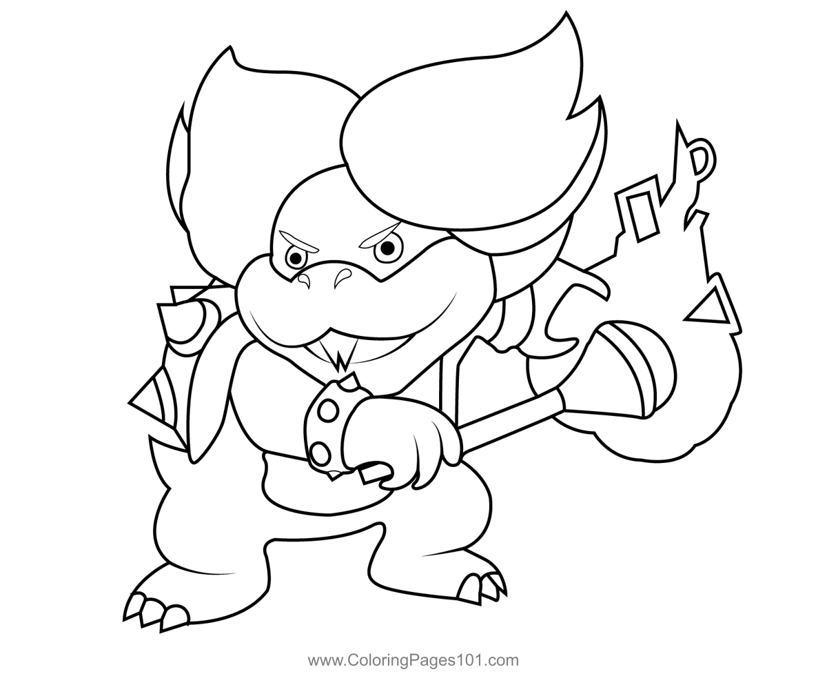 Ludwig koopalings coloring page for kids