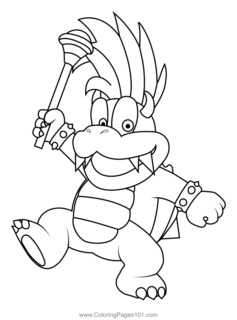 Theo koopalings coloring page for kids