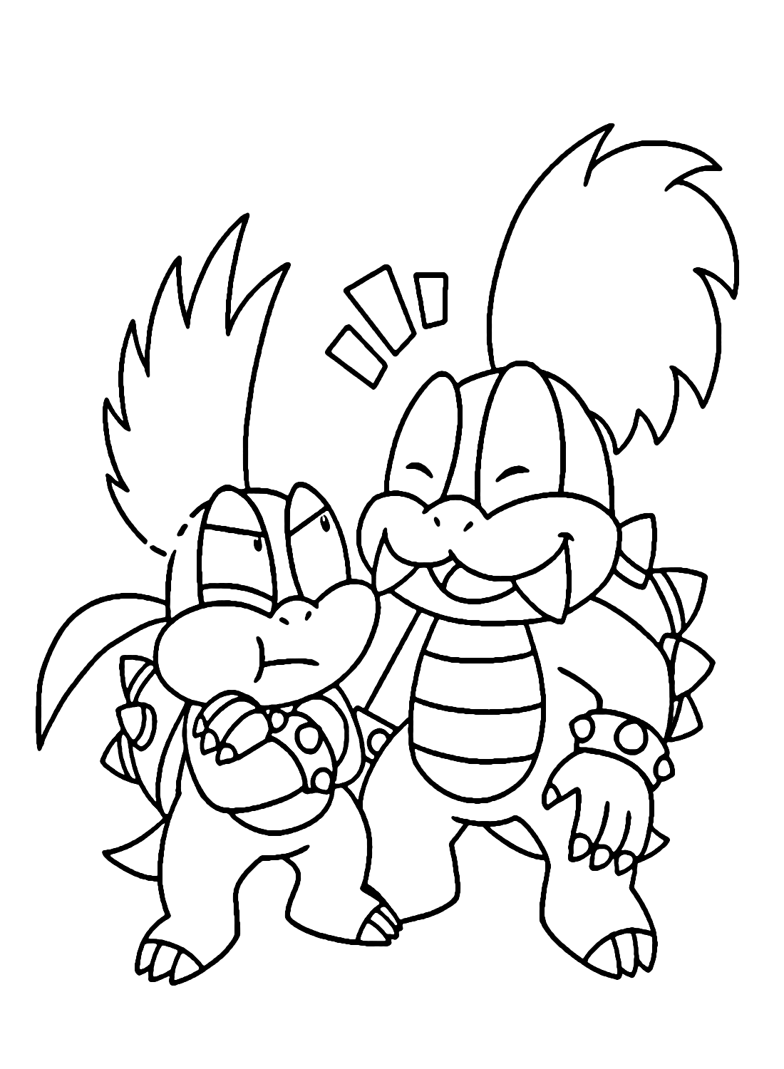 Koopalings coloring pages printable for free download