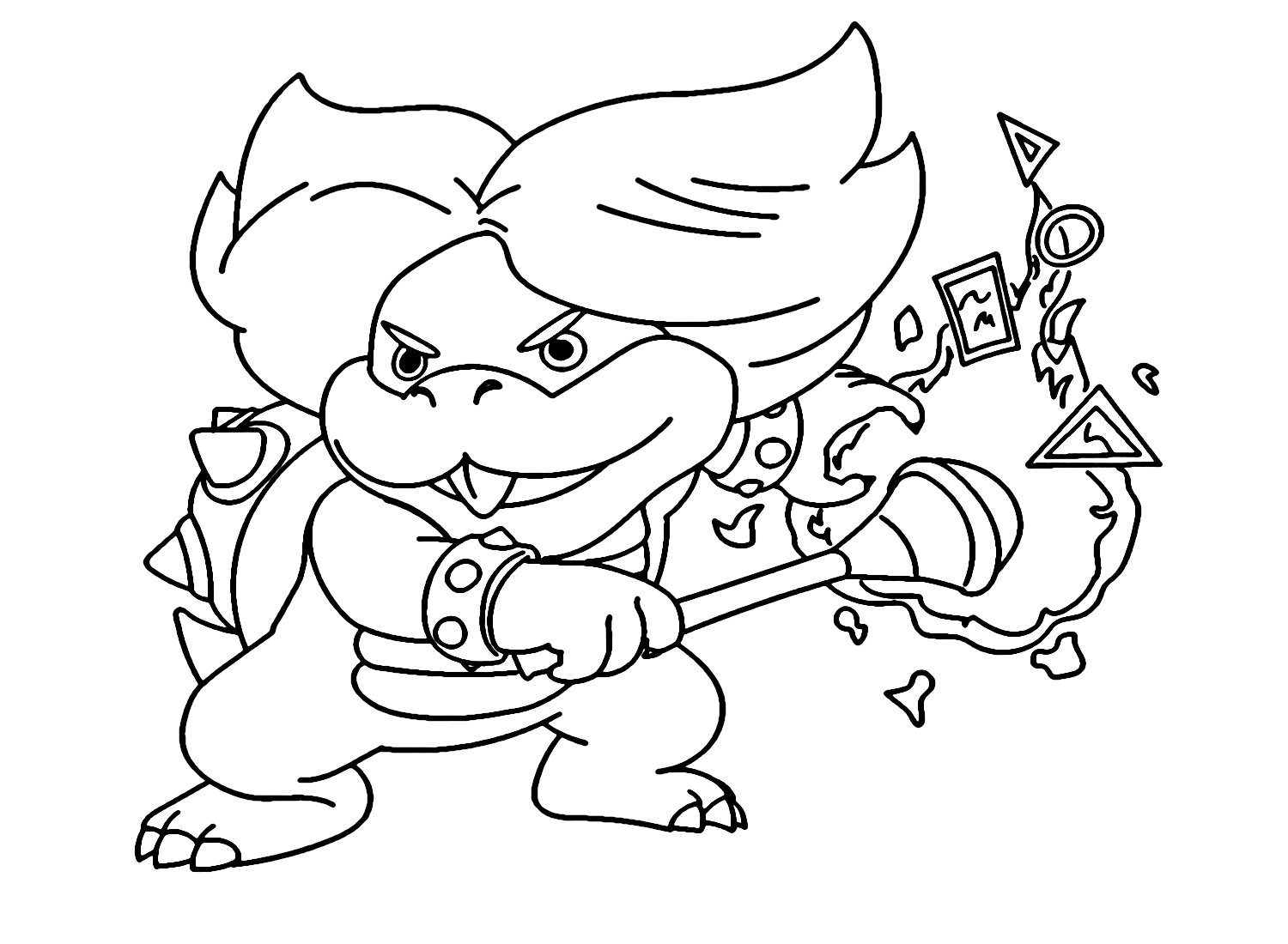 Koopalings coloring pages