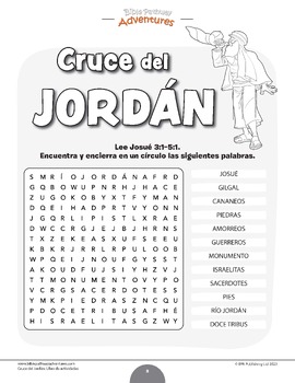 Cruce del jordãn libro de actividades by bible pathway adventures classroom