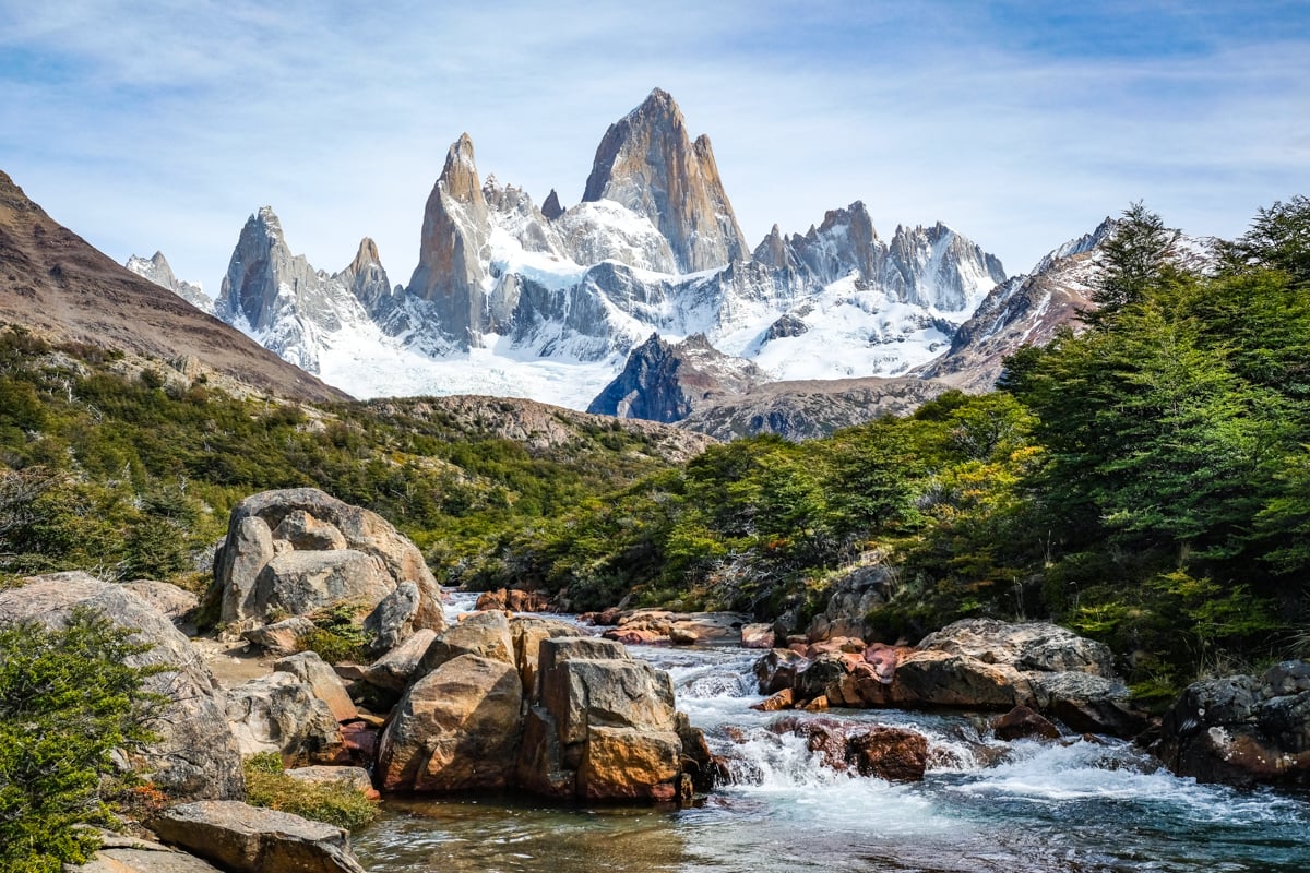 Mount fitz roy patagonia laguna de los tres hike argentina