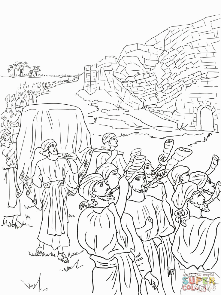 Crossing the jordan river coloring pages