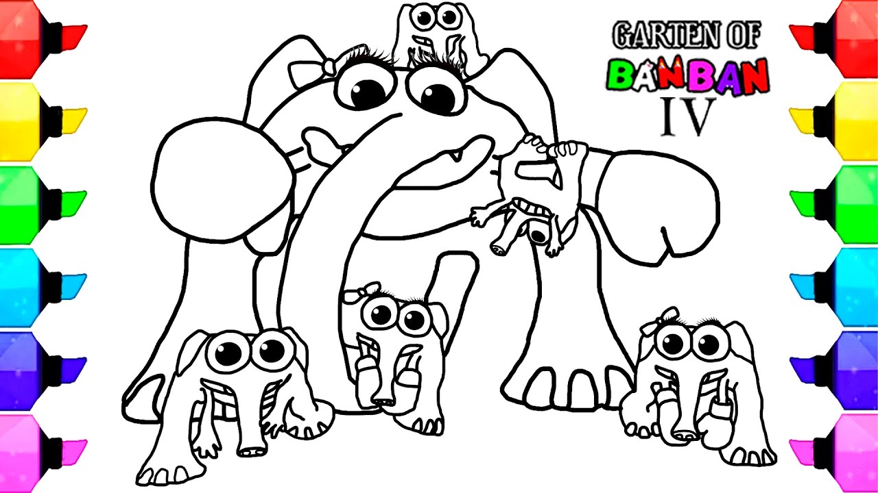 Garten of banban new coloring pages how to color coach pickaleenas secret room ncs music