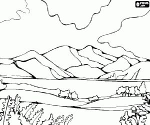 Natural landscapes coloring pages printable games coloring pages adult coloring pages coloring book art