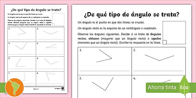 Actividad quã tipo de ãngulo