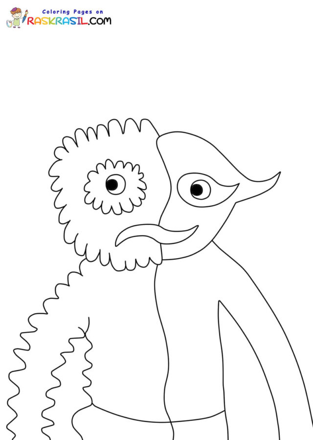 Garten of banban coloring pages