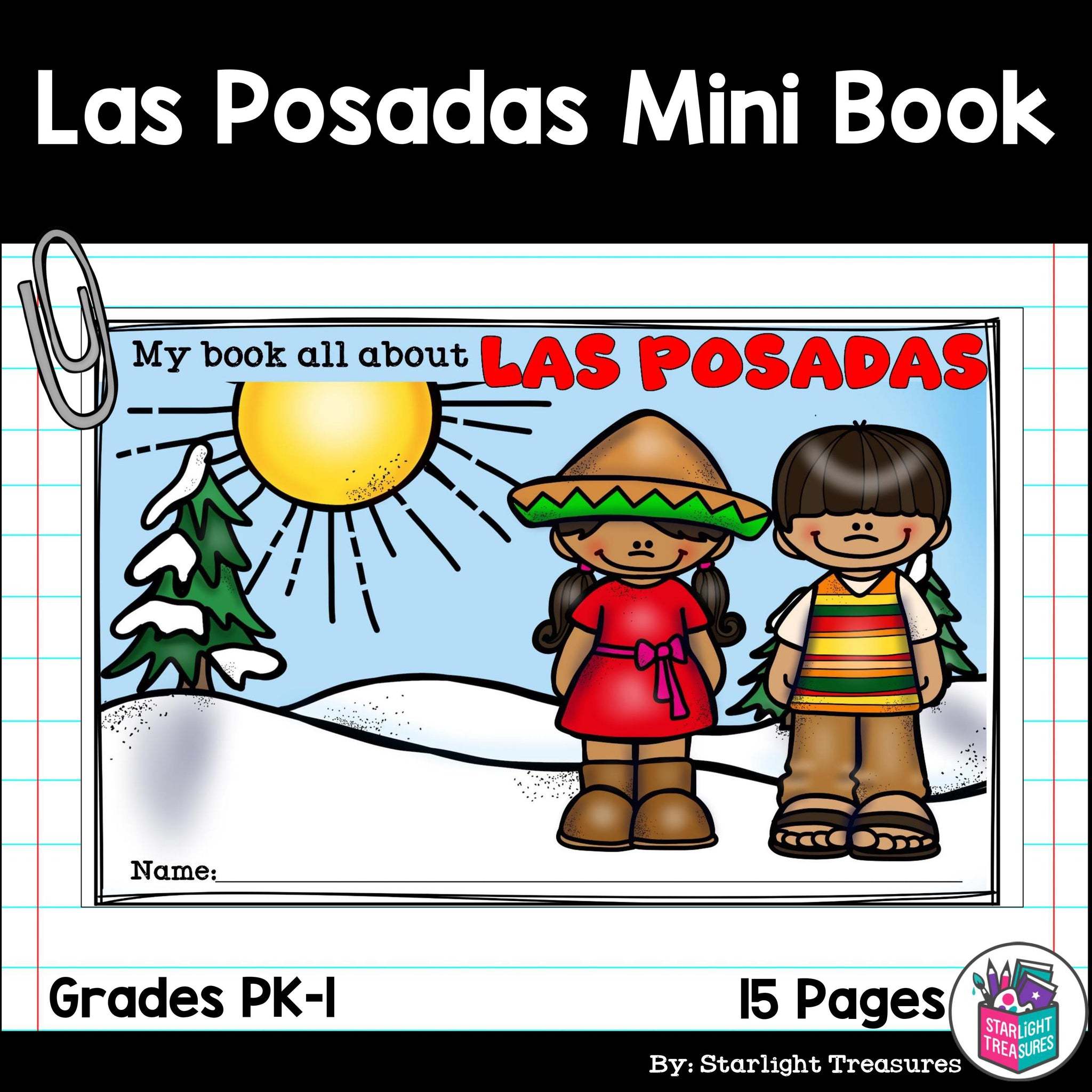 Christmas in mexico las posadas mini book for early readers â starlight treasures llc