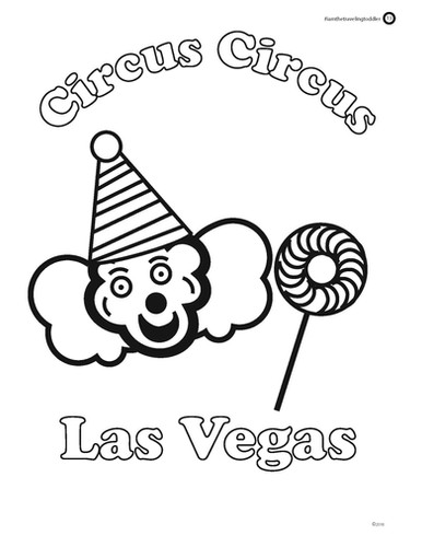 Las vegas childrens coloring book thetravelingtoddler