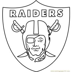 Minnesota vikings logo coloring page for kids