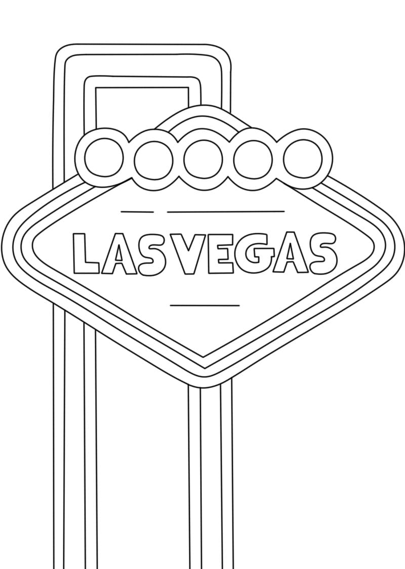 Las vegas raiders logo coloring page