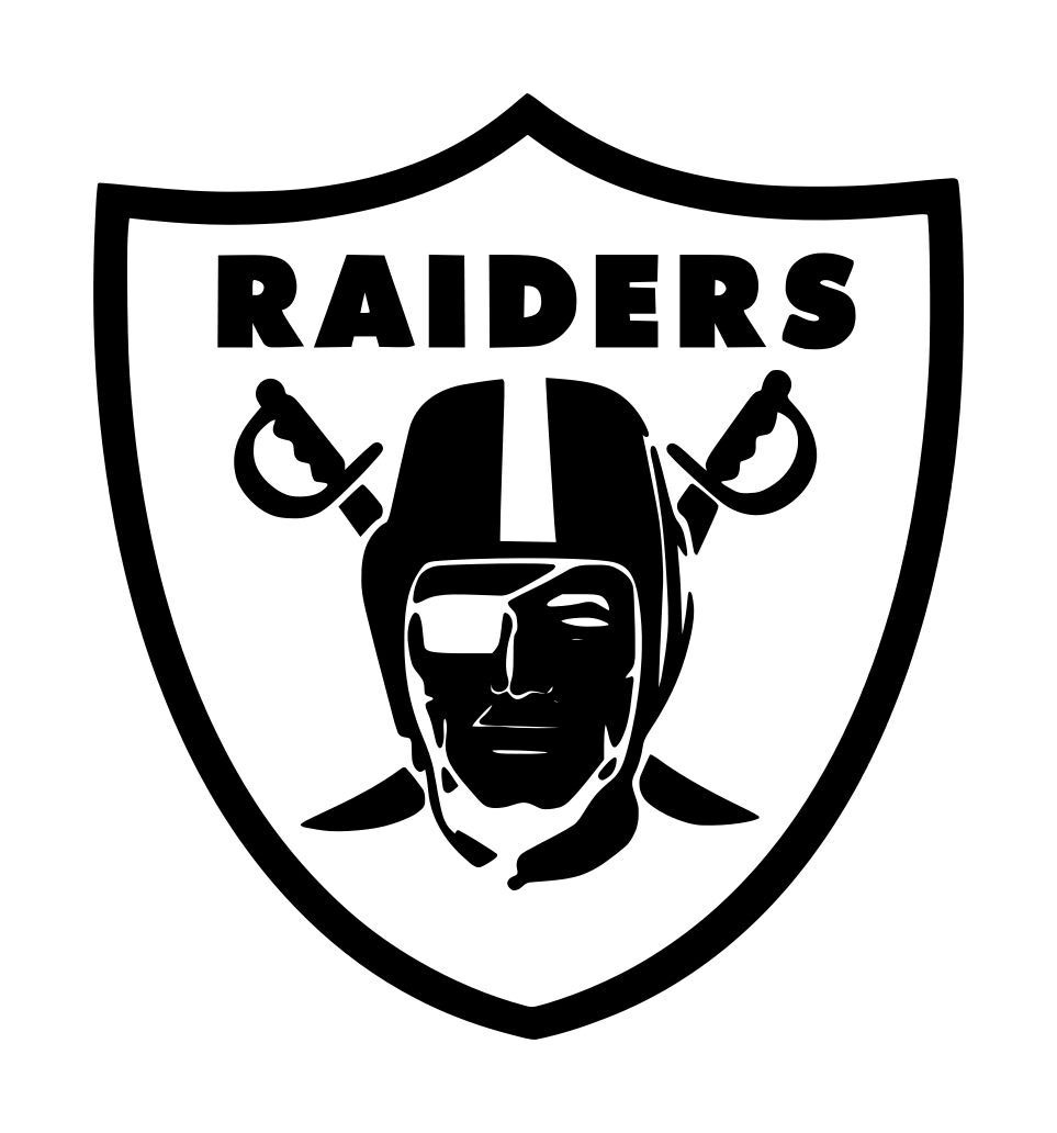 Las vegas raiders decal x choose color