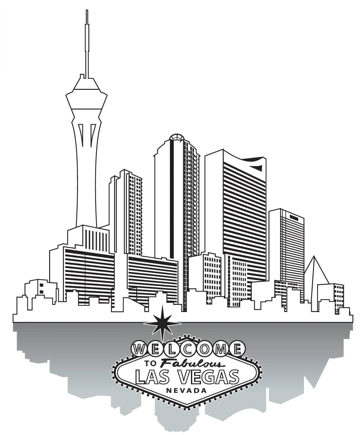 Las vegas raiders logo coloring page