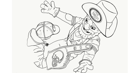 Sourdough sam coloring pages