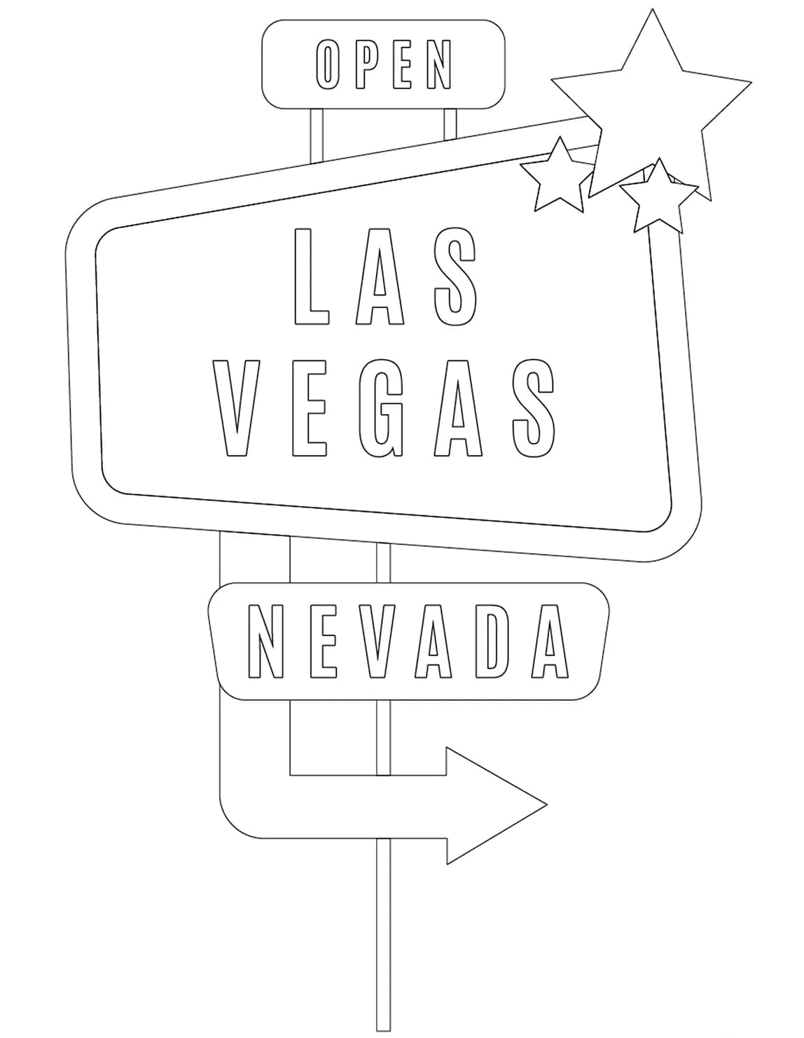 Las vegas raiders logo coloring page