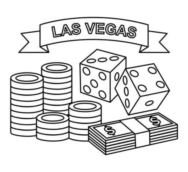 Las vegas raiders logo coloring page