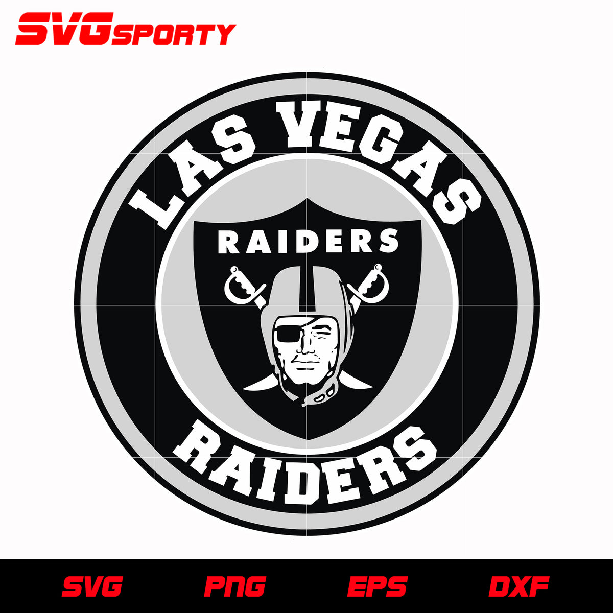 Las vegas raiders circle logo svg nfl svg eps dxf png digital fil â svg sporty