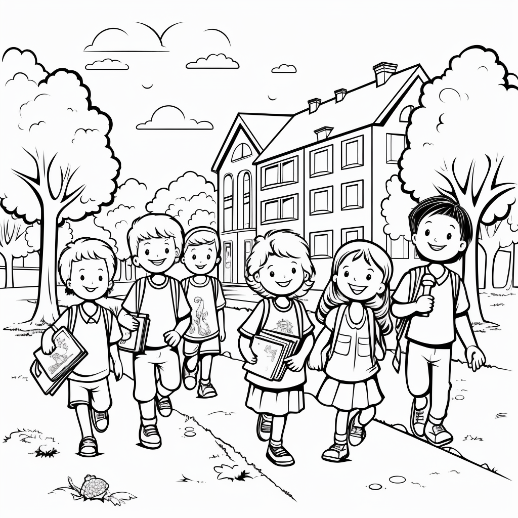 Last day of school coloring pages