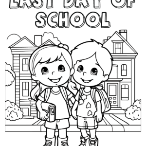 Last day of school coloring pages printable for free download