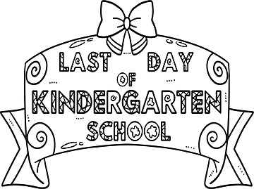 Last day of kindergarten school coloring page design colouring book education vector cat drawing school drawing book drawing png and vector with transparent background for free download