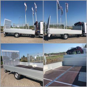 Fiat ducato med alulad og kran