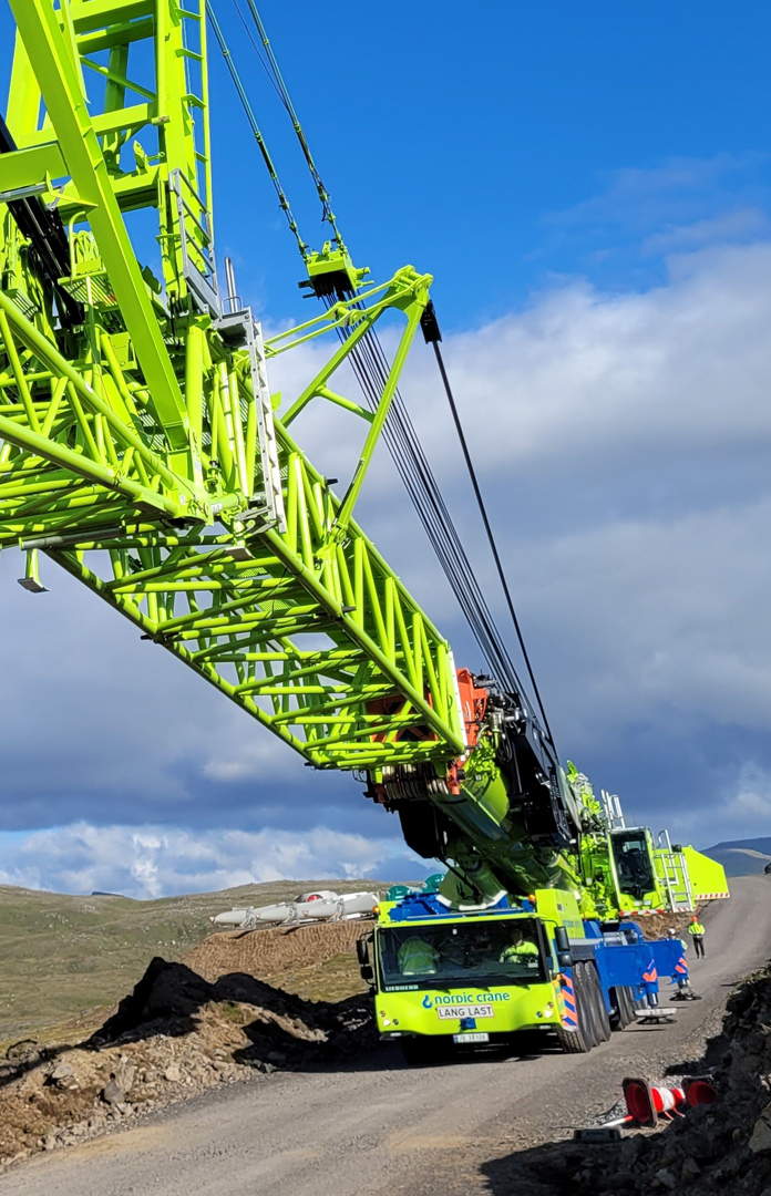 Mobilkran eller lastebilkran kynningsrud nordic crane