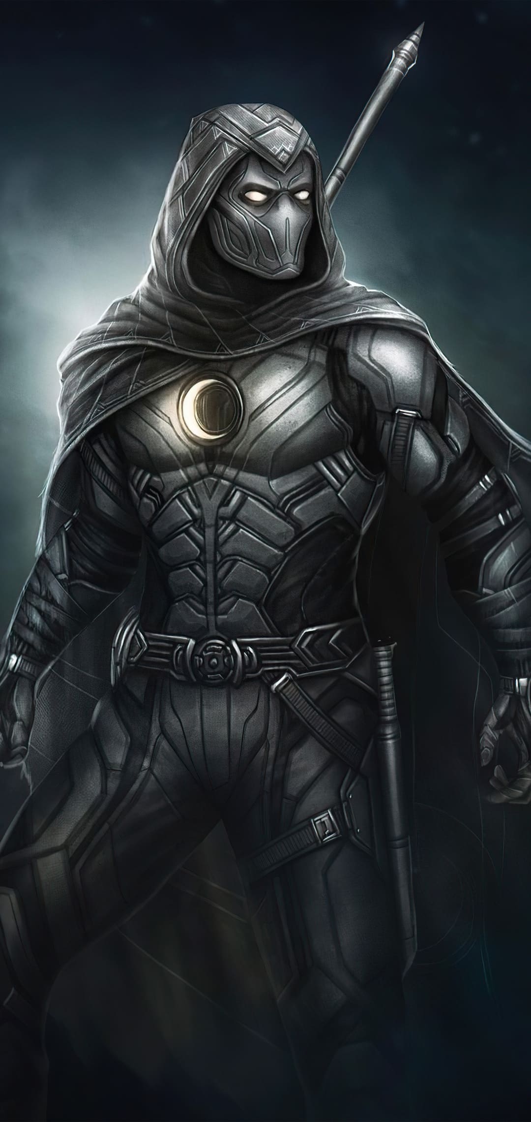 Moon knight home screen marvel superhero for android mobile phone
