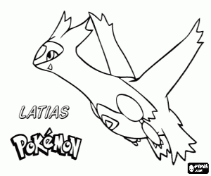 Latias a dragon pokãmon coloring page printable game pokemon coloring pages pokemon coloring pokemon pictures