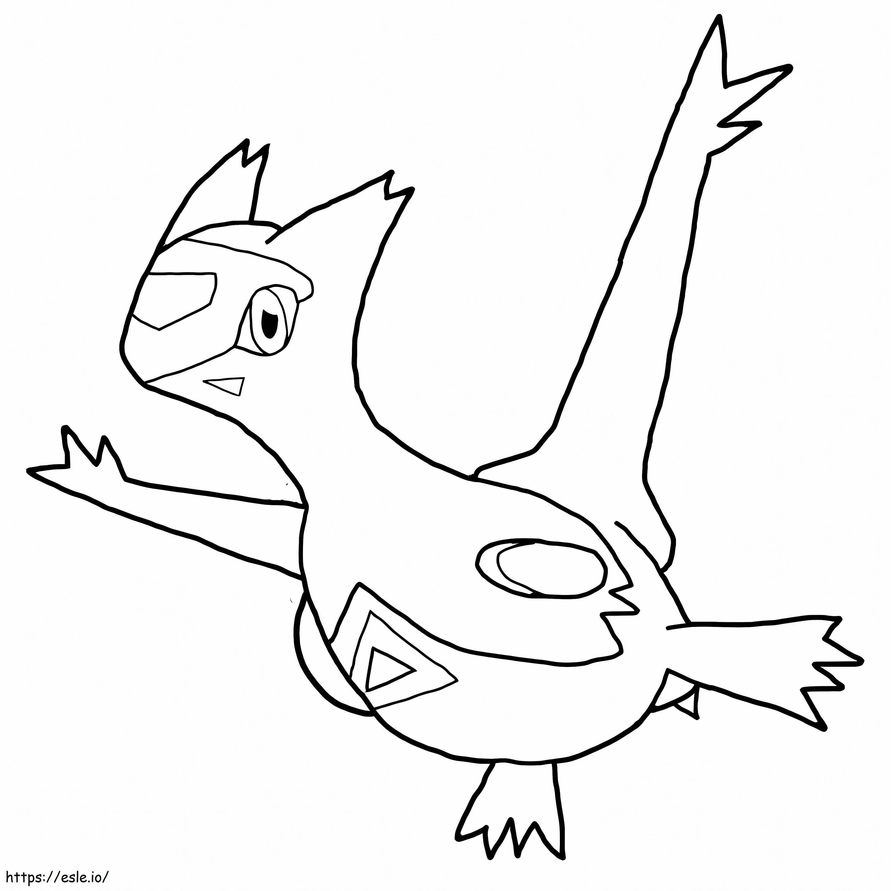 Latias coloring page