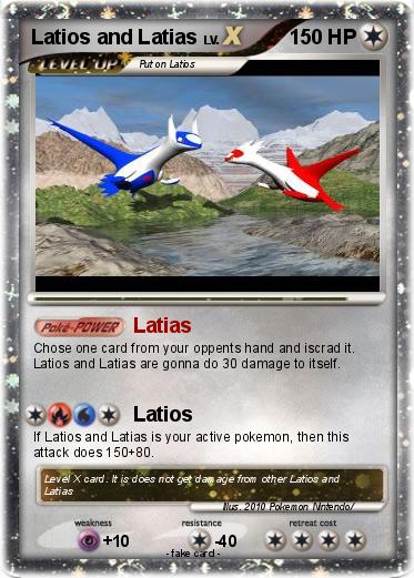 Pokemon latios and latias