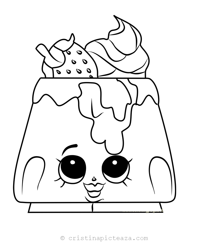 Shopkins coloring pages season bakery â cristina is painting