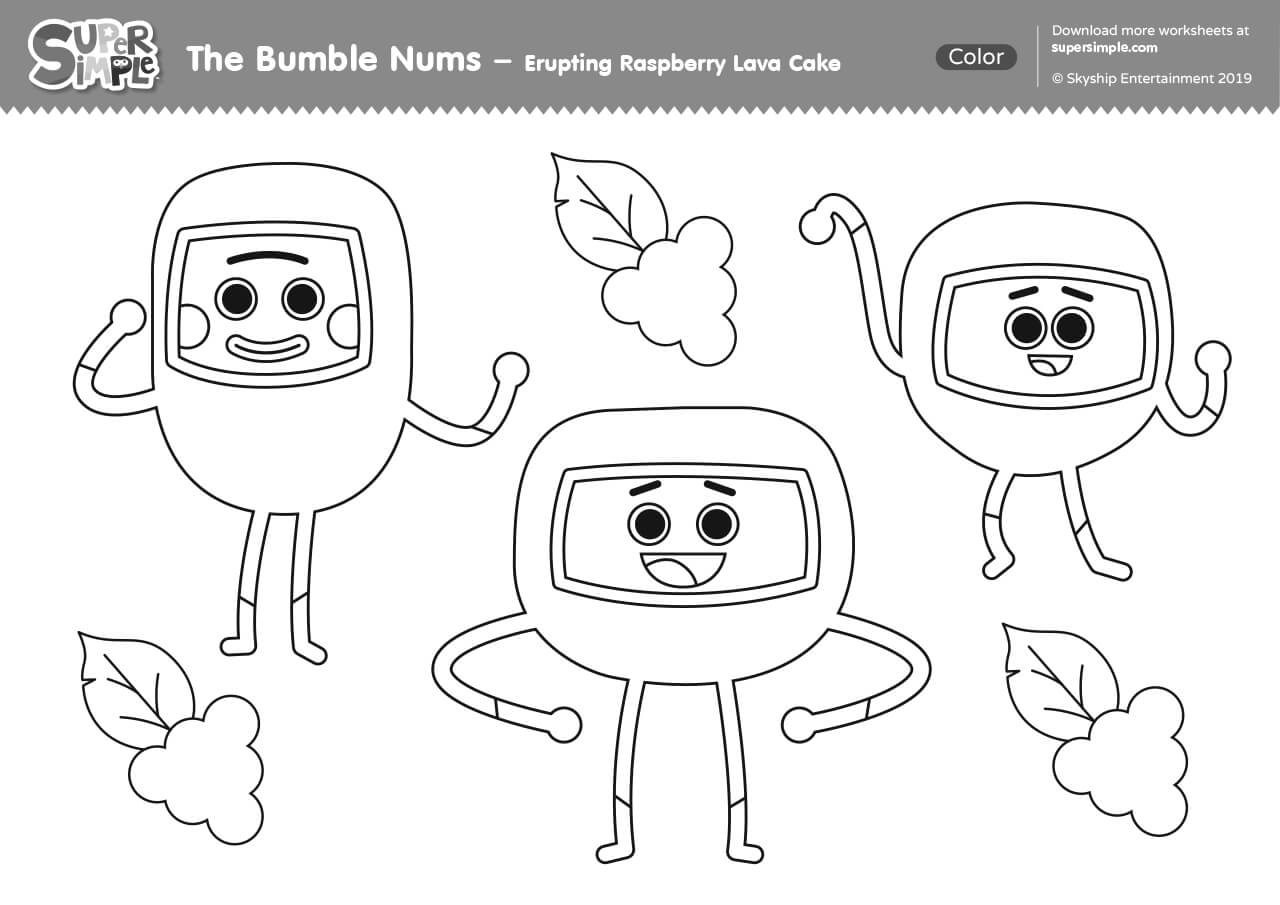 The bumble nums color