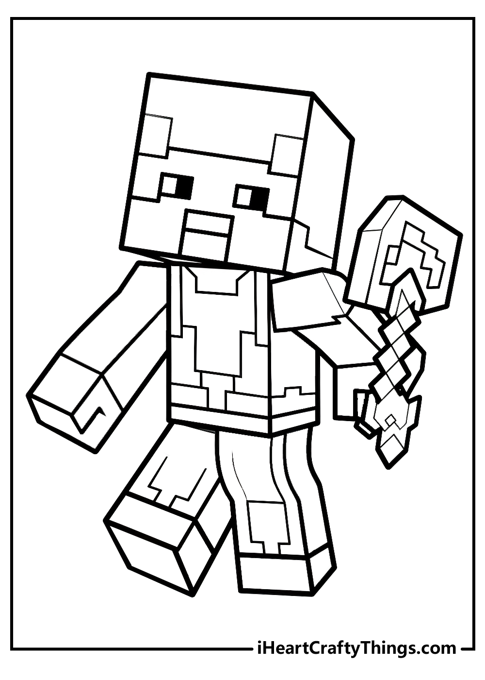 Minecraft coloring pages free printables