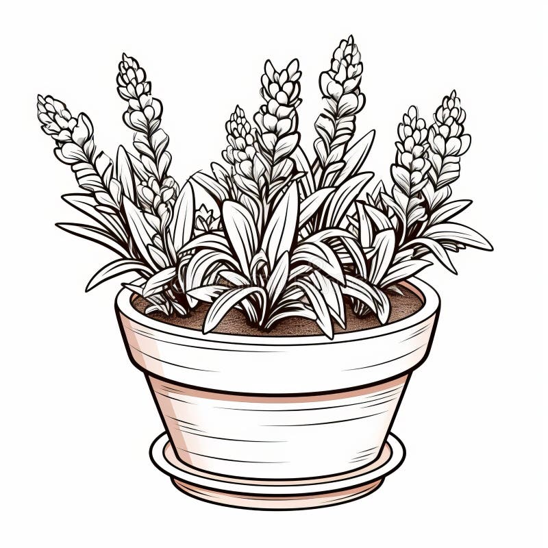 Lavender coloring stock illustrations â lavender coloring stock illustrations vectors clipart