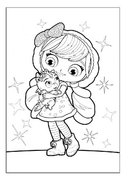 Little charmers coloring pages collection teach friendship creativity