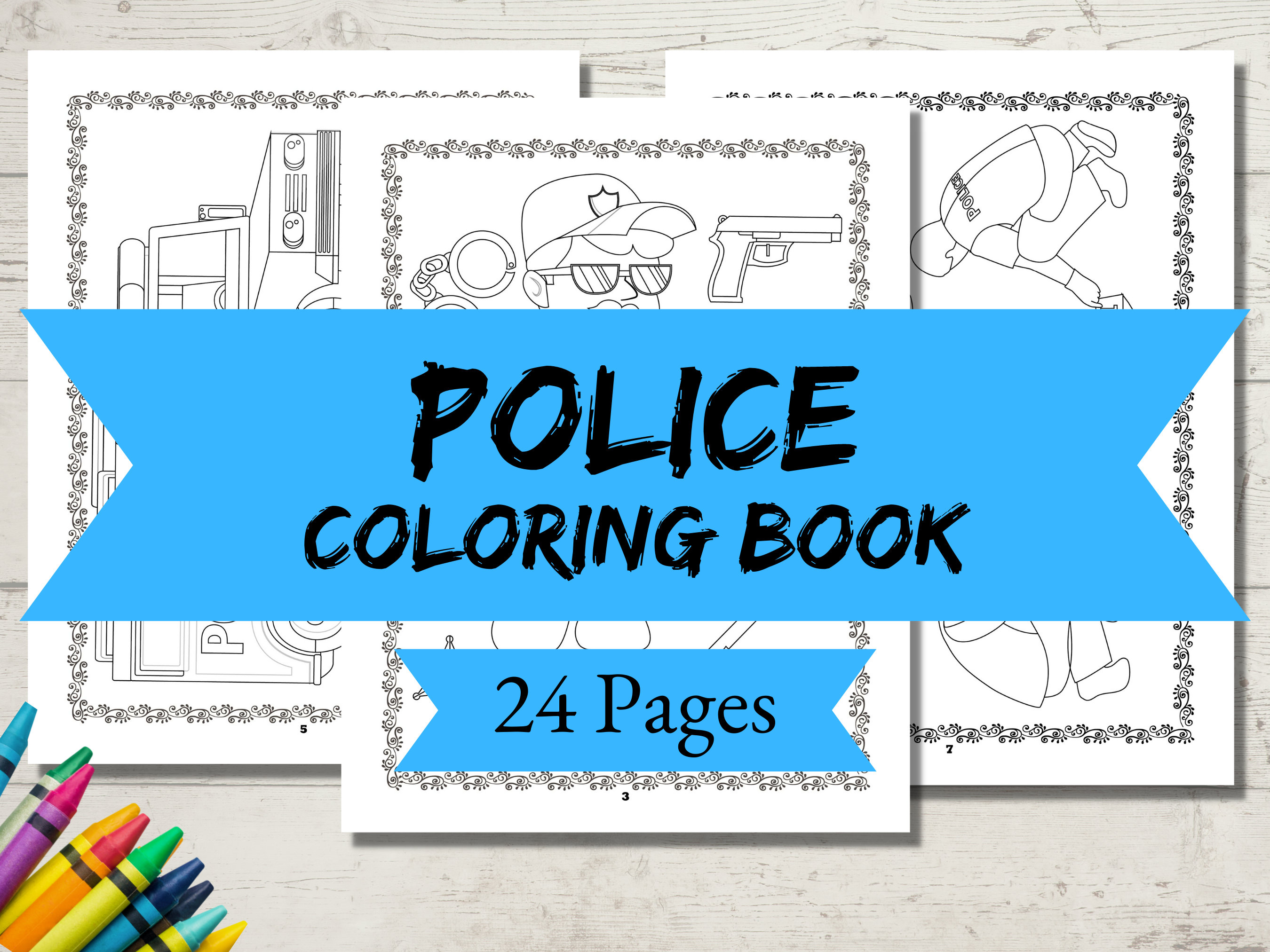 Police coloring