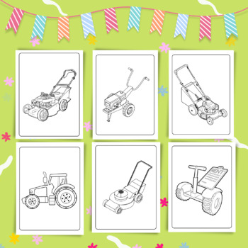 Lawn tools lawnmower coloring pages i printable coloring worksheets