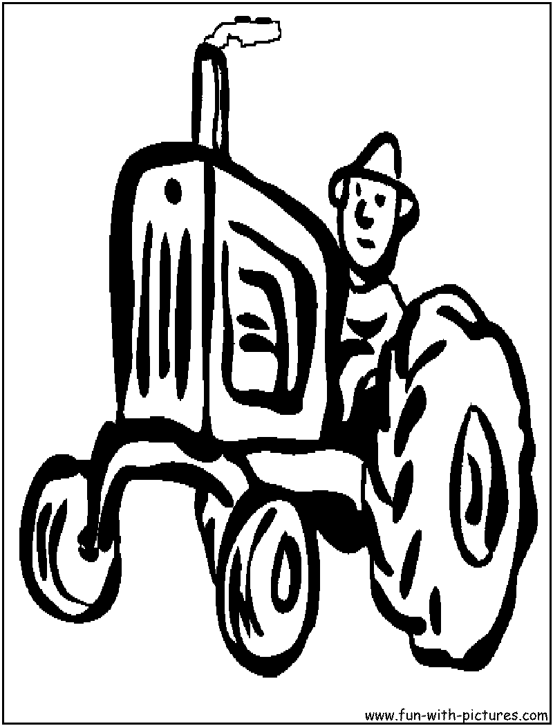 Tractor coloring pages