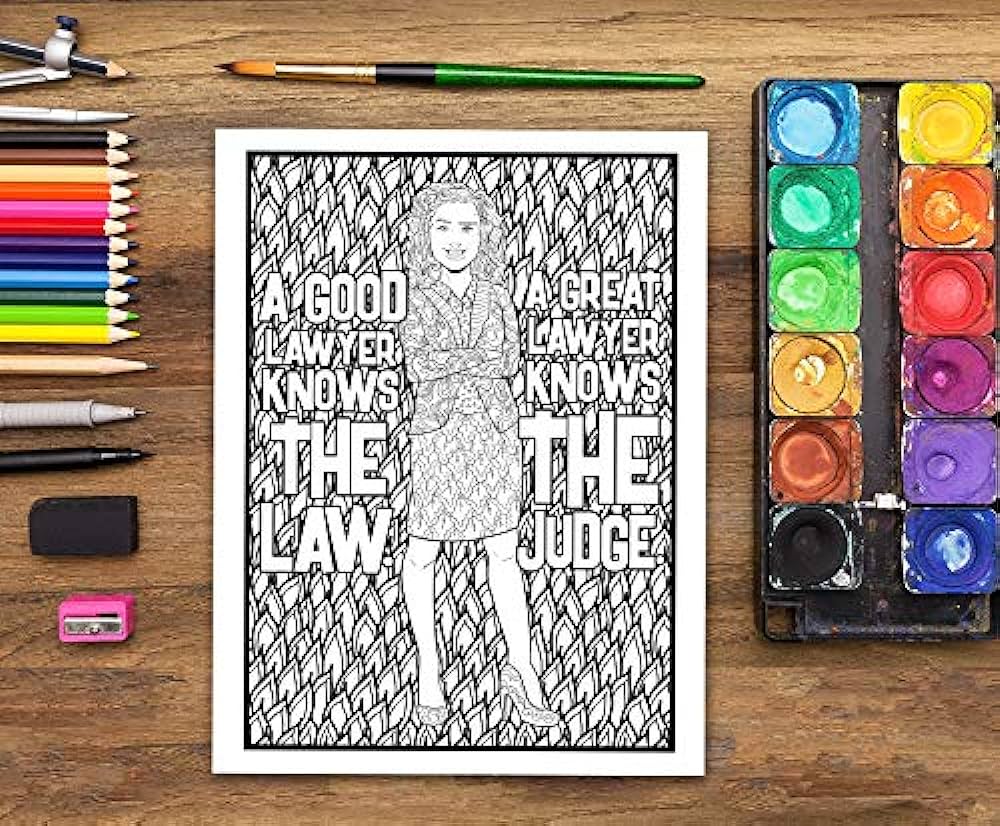 Lawyer life an adult coloring book for lawyers law students papeterie bleu books