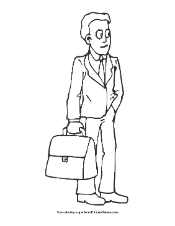 Lawyer coloring page â free printable pdf from