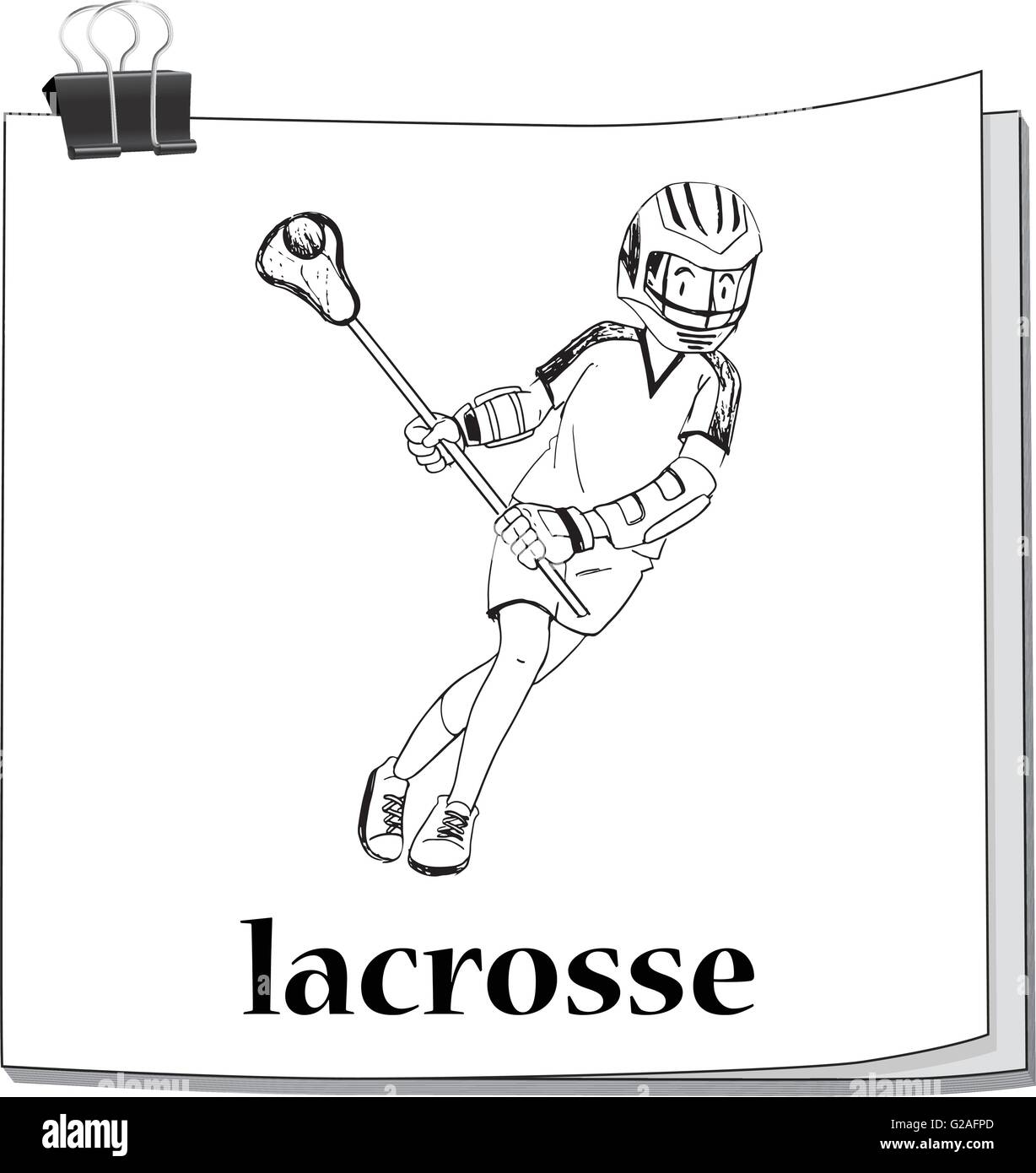 Lacrosse ball isolated hi