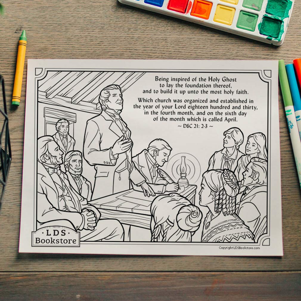 The organization of the church coloring page