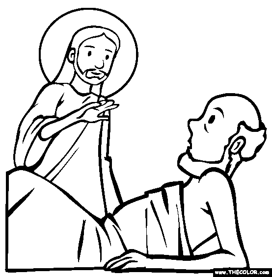 Lazarus of bethany coloring page free lazarus of