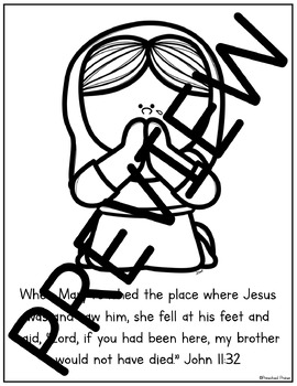 Resurrection of lazarus coloring pages