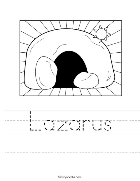 Lazarus worksheet