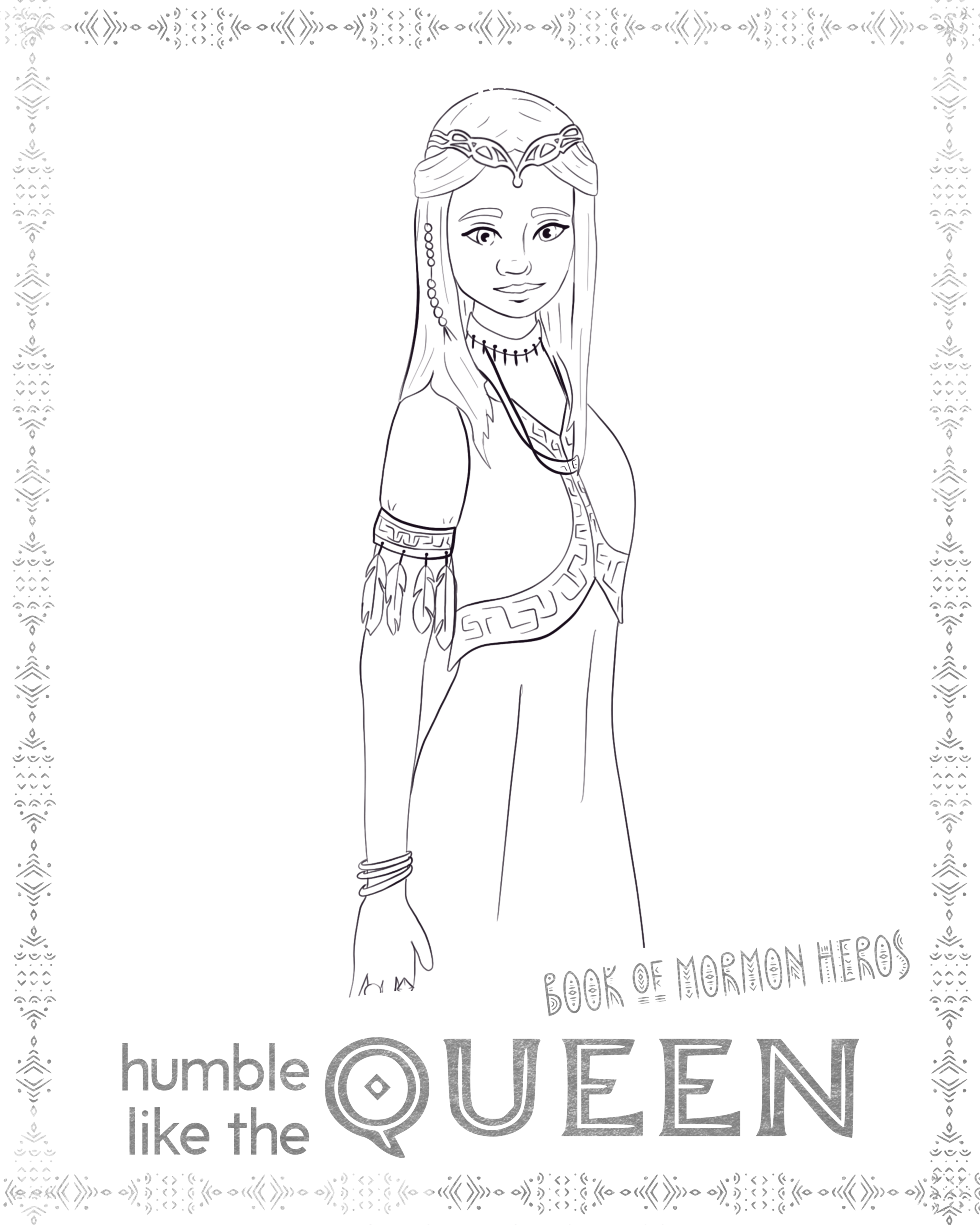 Book of mormon hero posters coloring pages