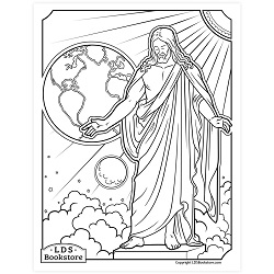 The pure love of christ coloring page