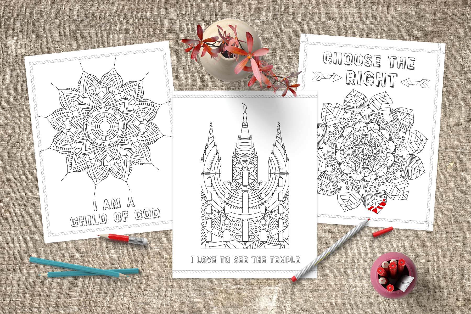 Free lds coloring pages wwwteepeegirl
