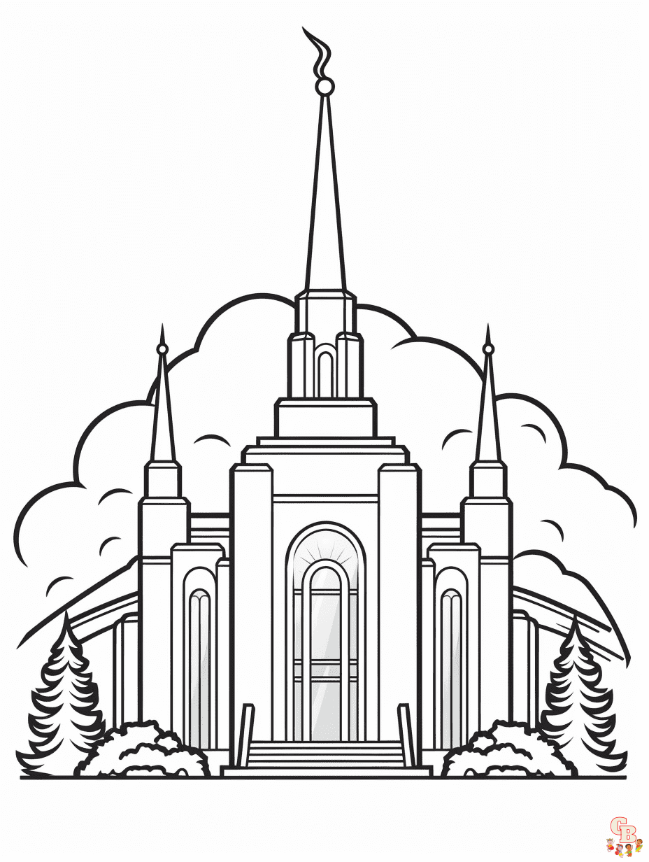 Discover the beauty of lds temple coloring pages for kids